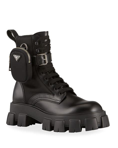 prada men combat boots